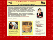 Tablet Screenshot of dr-ma-akupunktur.com